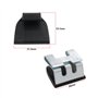 LT Easiyl Lot de 2 Clips de Poignée de Pare-Soleil pour Rideau de Fenêtre de Porte Arrière Pièce de Rechange 964000020R Compatib