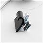 LT Easiyl Lot de 2 Clips de Poignée de Pare-Soleil pour Rideau de Fenêtre de Porte Arrière Pièce de Rechange 964000020R Compatib