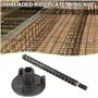 LT Easiyl 1 Jeu de Tiges Filetées en Béton avec écrou à Oreilles pour Support de Carottage Perceuse à Carotter pour Outils de Ca