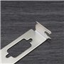 SG Store Lot de 4 supports discrets pour cartes graphiques HDMI DVI VGA et vidéo Demi-hauteur Support pour boîtier d'ordinateur 