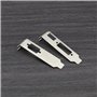 SG Store Lot de 4 supports discrets pour cartes graphiques HDMI DVI VGA et vidéo Demi-hauteur Support pour boîtier d'ordinateur 