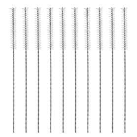 SG Store 10pcs 2.5mm Aide Auditive Tube Brosse Aide Auditive Nettoyage Kits Aide Vent Brosse pour Nettoyages Dragage Ventilation