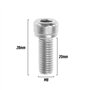 SG Store 4pcs M8x20mm Fixation à Vis à Six Pans Creux Filetage à Gauche en Acier Inoxydable pour l'assemblage de Navires d'équip