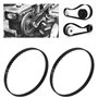 SG Store Lot de 4 courroies dentées de rechange 150XL037 en caoutchouc 75 dents noires pour machines à poncer machines d'emballa