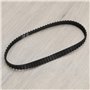 SG Store Lot de 4 courroies dentées de rechange 150XL037 en caoutchouc 75 dents noires pour machines à poncer machines d'emballa
