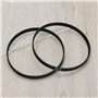 SG Store Lot de 4 courroies dentées de rechange 150XL037 en caoutchouc 75 dents noires pour machines à poncer machines d'emballa