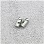SG Store Lot de 5 butées de câble d'accélérateur - Extrémités de câble de Frein - Corps Rond - Diamètre du Trou du Fil : 2 mm - 