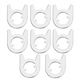 SG Store Lot de 8 rondelles de rechange pour serrure de porte