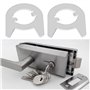 SG Store Lot de 8 rondelles de rechange pour serrure de porte, plaque de localisation de ressort pour réparer les poignées de po