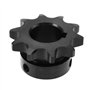 SG Store Chaîne #40/41 Vilebrequin 10 Dents Engrenage perforé Pignon d'arbre de Transmission avec Un alésage de 3/4" pour Karts