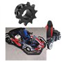SG Store Chaîne #40/41 Vilebrequin 10 Dents Engrenage perforé Pignon d'arbre de Transmission avec Un alésage de 3/4" pour Karts 
