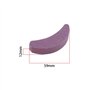 SG Store 20 Pièces Violet Affûteur de Tronçonneuse Pierre à Aiguiser en Forme de Croissant de Tronçonneuse Pierre à Aiguiser Out