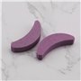 SG Store 20 Pièces Violet Affûteur de Tronçonneuse Pierre à Aiguiser en Forme de Croissant de Tronçonneuse Pierre à Aiguiser Out