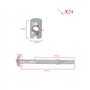SG Store 48pcs M6 X 75 Mm Boulons M6 X 15 Mm Écrous Cylindriques Kits de de Chevilles Vis à Tête Creuse Hexagonale Plaquées Zinc