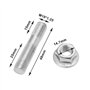 SG Store 4 Jeux de Goujons à Bride de Collecteur d'échappement Double M10x1,25 Jeu d'écrous à Double Extrémité Compatible avec T