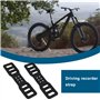 SG Store 10pcs Sangles de Vélo en Silicone Sangles Fixes en Silicone Pièce de Rechange pour éclairage de Vélo Accessoires de Cyc