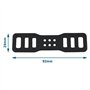 SG Store 10pcs Sangles de Vélo en Silicone Sangles Fixes en Silicone Pièce de Rechange pour éclairage de Vélo Accessoires de Cyc
