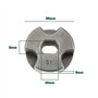 SG Store Lot de 2 pignons de tronçonneuse à 6 dents de 10 x 8 mm avec trou central compatible avec tronçonneuse électrique Makit