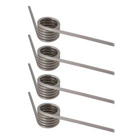 SG Store 4pcs Ressorts de Torsion en Acier Inoxydable 304 Diamètre Du Fil de 2mm Diamètre Extérieur de 15mm Déflexion de 122 ° A