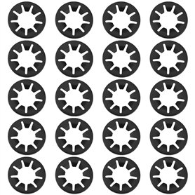 SG Store Lot de 20 Rondelles de Serrage à Dents Internes pour Roulement d'arbre de 20 Mm pour Roue de Véhicule Meubles 19 X 38