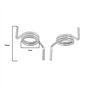 SG Store Lot de 8 ressorts de réparation de serrure de porte gauche et droite compatibles avec Mercedes W203 W211 W209 Classe C 