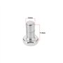 SG Store Lot de 10 boulons d'ancrage pour câble de frein de vélo - 2,5 mm - Vis d'ancrage pour câbles de frein de 5,5 mm - Argen