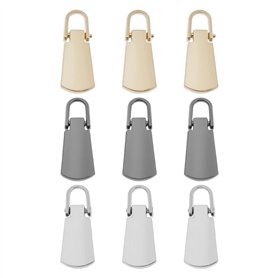 SG Store Lot de 9 Tirettes de Fermeture éclair Amovibles en Métal Curseur à Clipser Convient pour Sacs Portefeuilles Artisanat C