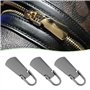SG Store Lot de 9 Tirettes de Fermeture éclair Amovibles en Métal Curseur à Clipser Convient pour Sacs Portefeuilles Artisanat C