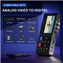 PORTTA Convertisseur VHS vers Numérique, Numerisation Cassette Video avec télécommande, RCA to HDMI Converter Compatible avec VH