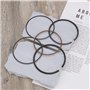 Briny River 1 Jeu de Segments de Piston de Tronçonneuse à Essence 13101-ZH9-000 13010-ZE8-601 Compatible avec Honda Le Moteur GX