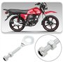 Briny River Lot de 2 Paires de Tendeurs de Chaîne de 12 Mm Ajusteurs d'essieu de 12 Mm avec écrous pour Moto Tout-Terrain 110 CC