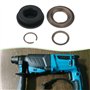 Briny River 1 ensemble de mandrins pour marteau perforateur SDS 455393-4, accessoires de tête de perceuse compatibles avec Makit