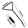 Briny River 1 ressort d'extension d'échappement de moto de 8,5 cm avec crochet d'extension de 172 x 80 mm pour moto et scooter