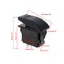 Briny River 2X Interrupteurs à Bascule 3 Broches 12 V/24 V SPST Marche/arrêt étanches IP68 pour Voiture Bateau Camping-Car SUV (