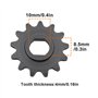 Briny River Lot de 2 pignons de moteur en métal MY1020 25H 13T pour scooter électrique