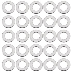 Briny River 200pcs Rondelles Plates en Acier Inoxydable M8 8x12x0