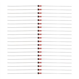 Briny River Lot de 20 Diodes Schottky 3 V 1SS86 DO-35 pour Détecteur Radio UHF TV Crystal Radio RF Et Téléphone Portable
