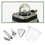 Briny River 2 Ensembles Kit de Réparation de Diaphragme de Carburateur Compatible avec Zama RB-47 C1Q-E3 C1Q-E4 C1Q-E6A C1Q-W11 