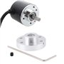 Briny River 2x Accouplement Arbre à Bride Rigide Argenté pour Moteur à Arbre de 6 Mm Optique Fixe avec Filetage M3
