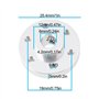 Briny River 2x Accouplement Arbre à Bride Rigide Argenté pour Moteur à Arbre de 6 Mm Optique Fixe avec Filetage M3