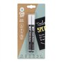 SECURIT Chalkstar Lot de 2 marqueurs à craie liquide blanche pour tableau noir, tableau à magnésie, fenêtre ou verre - Pointe ro