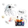 WEofferwhatYOUwant Boîte à Musique Dansante - Alunissage Thème Spatial – Décoration de Gâteau d'Anniversaire avec Astronaute et 