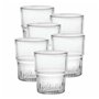 Set de Verres Duralex Empilable Transparent 6 Pièces 160 ml (12 Unités)