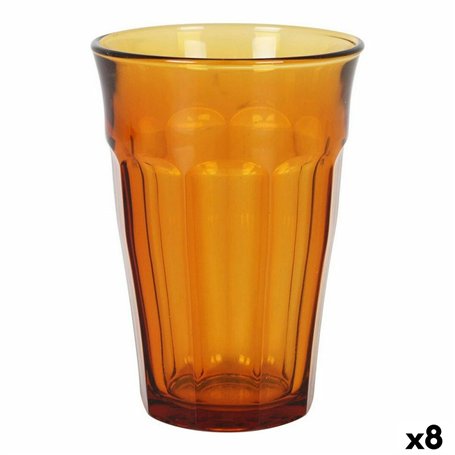 Set de Verres Duralex Picardie Ambre 4 Pièces 360 ml (8 Unités)