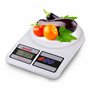 balance de cuisine Basic Home Numérique 7 kg Blanc 23 x 16 x 3,6 cm (6 Unités)