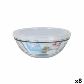 Panier-repas rond avec couvercle Duralex FreshBox 970 ml ø 17 x 7 cm (8 Unités)