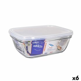Boîte à repas rectangulaire avec couvercle Duralex Freshbox Transparent 1