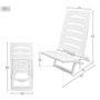 Chaise Pliante Aktive 38 x 65 x 36 cm (4 Unités)