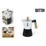 Cafetière Italienne Quttin Aluminium 6 Tasses (6 Unités)