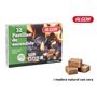Bois avec cire pour barbecue Algon Bois (24 Unités)